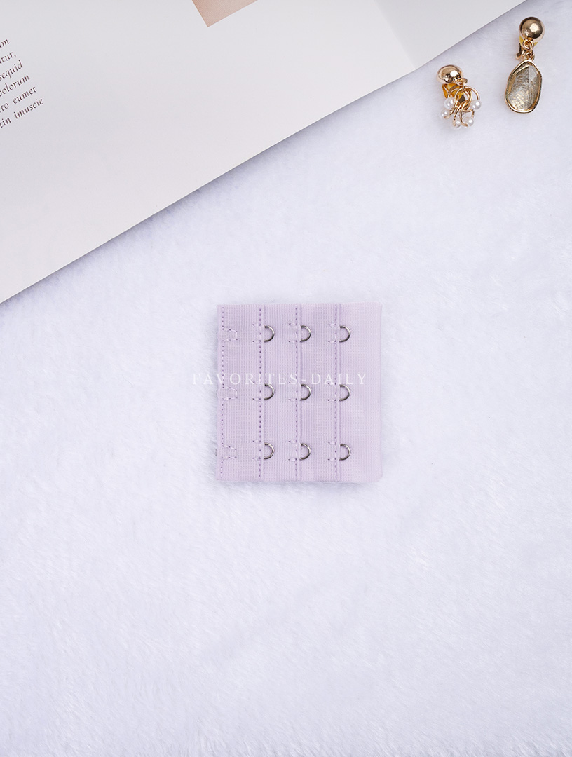 MIT三排三扣 加長背勾 （深膚、藍灰、粉、淺紫、黃）