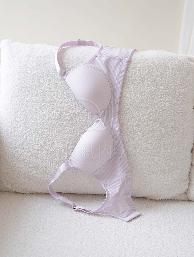 MIT裸感小憩 無痕涼感 無鋼圈內衣 B-C罩杯(淺粉紫)