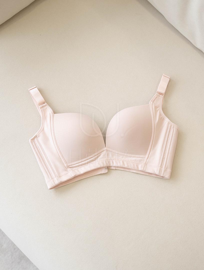 MIT 奧斐爾印象 集中透氣 涼感無鋼圈內衣(淺粉)