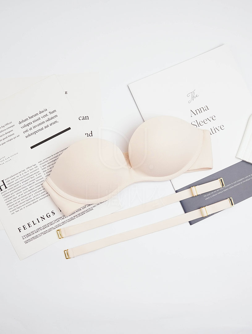 MIT平口式 無痕無鋼圈內衣 BCD罩杯(膚)