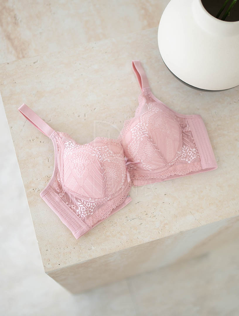 MIT漫步微風 上薄下厚 吸濕排汗 軟鋼圈內衣 B-C罩杯(粉)