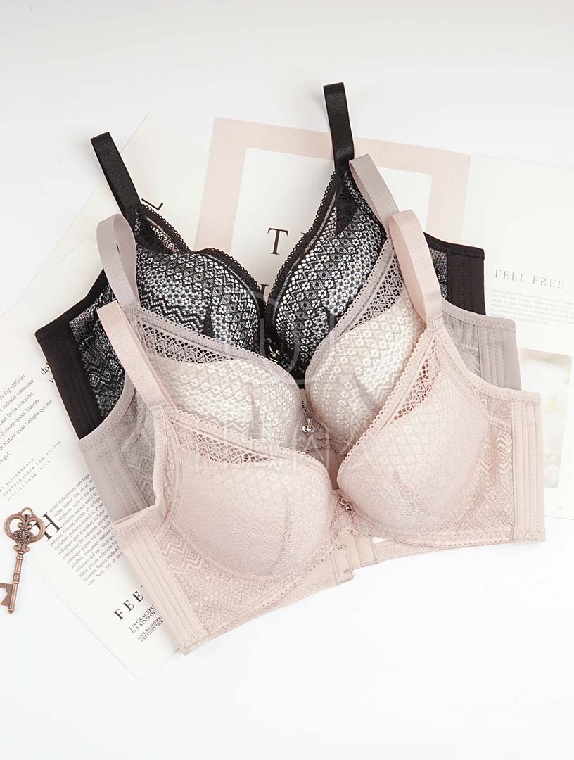 MIT微醺隨影 吸濕排汗 軟鋼圈內衣 B-C罩杯(霧粉)