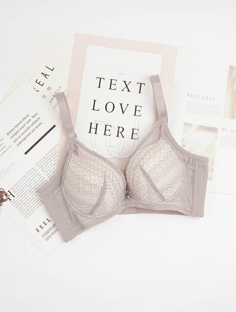 MIT微醺隨影 吸濕排汗 軟鋼圈內衣 B-C罩杯(霧粉)