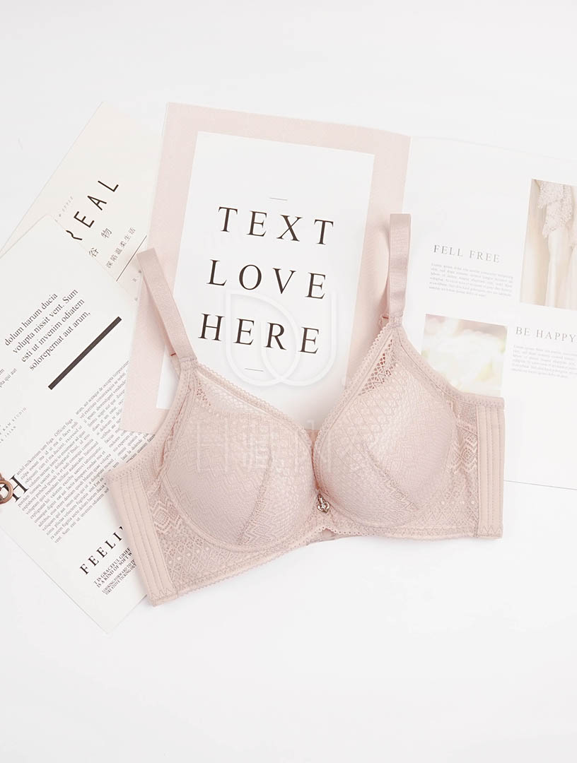 MIT微醺隨影 吸濕排汗 軟鋼圈內衣 B-C罩杯(霧粉)