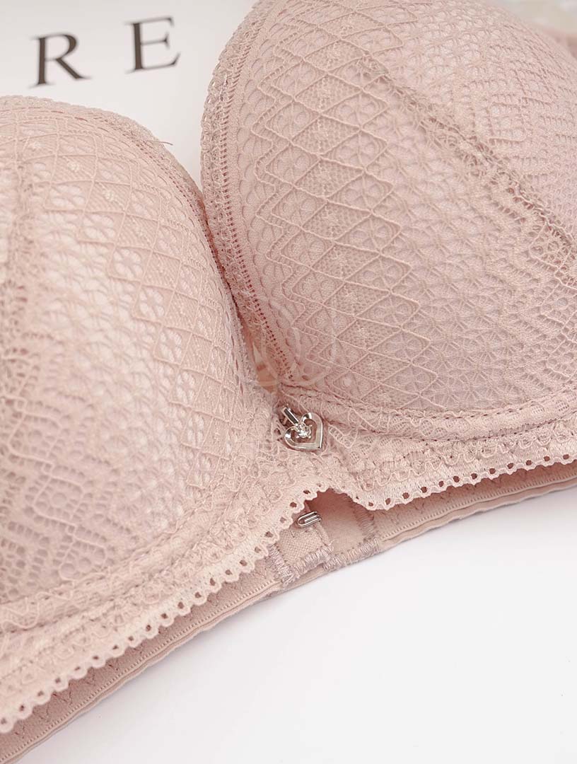 MIT微醺隨影 吸濕排汗 軟鋼圈內衣 B-C罩杯(霧粉)