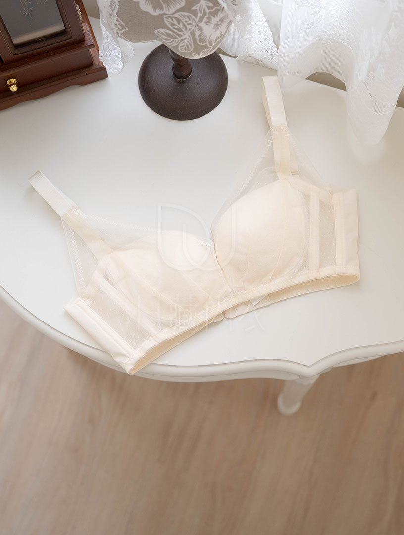 MIT輕描時刻 無鋼圈內衣 B-C罩杯 (黃)