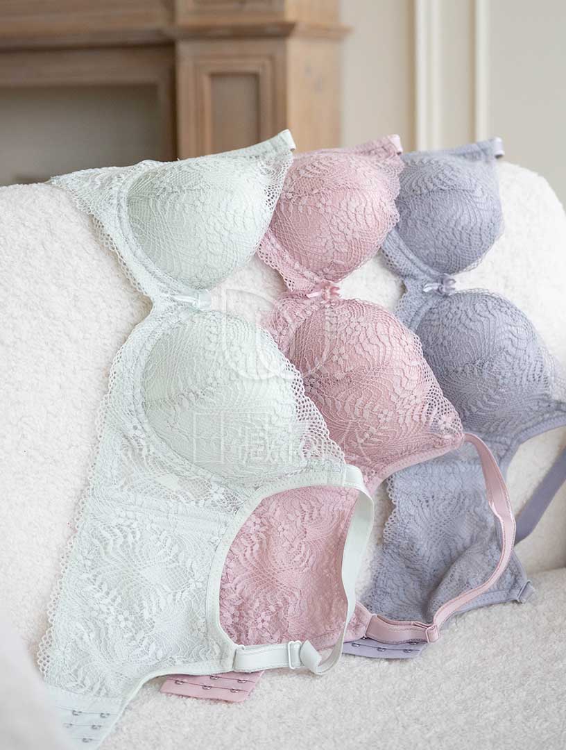 MIT青森小語 上薄下厚 軟鋼圈內衣 B-C罩杯 (淺綠)