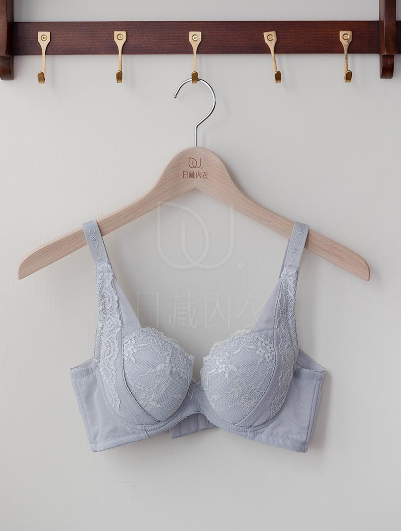 MIT月暮之頌 機能拉提 軟鋼圈內衣Ｂ-D罩杯 (灰)