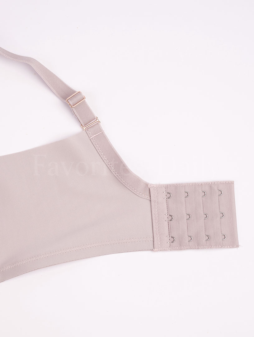 MIT 羽翼波波 深V透氣 軟鋼圈內衣 Ｂ-D罩杯 (膚粉）