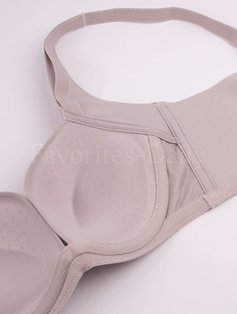 MIT 羽翼波波 深V透氣 軟鋼圈內衣 Ｂ-D罩杯 (膚粉）