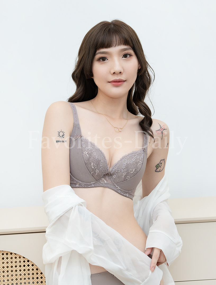 MIT維納斯之選(二代) 雙層加壓 提托大罩杯內衣 C-G罩杯（咖啡）