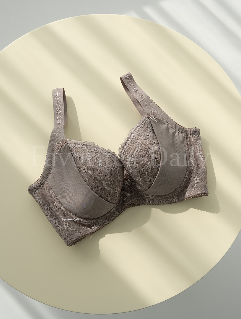 MIT維納斯之選(二代) 雙層加壓 提托大罩杯內衣 C-G罩杯（咖啡）