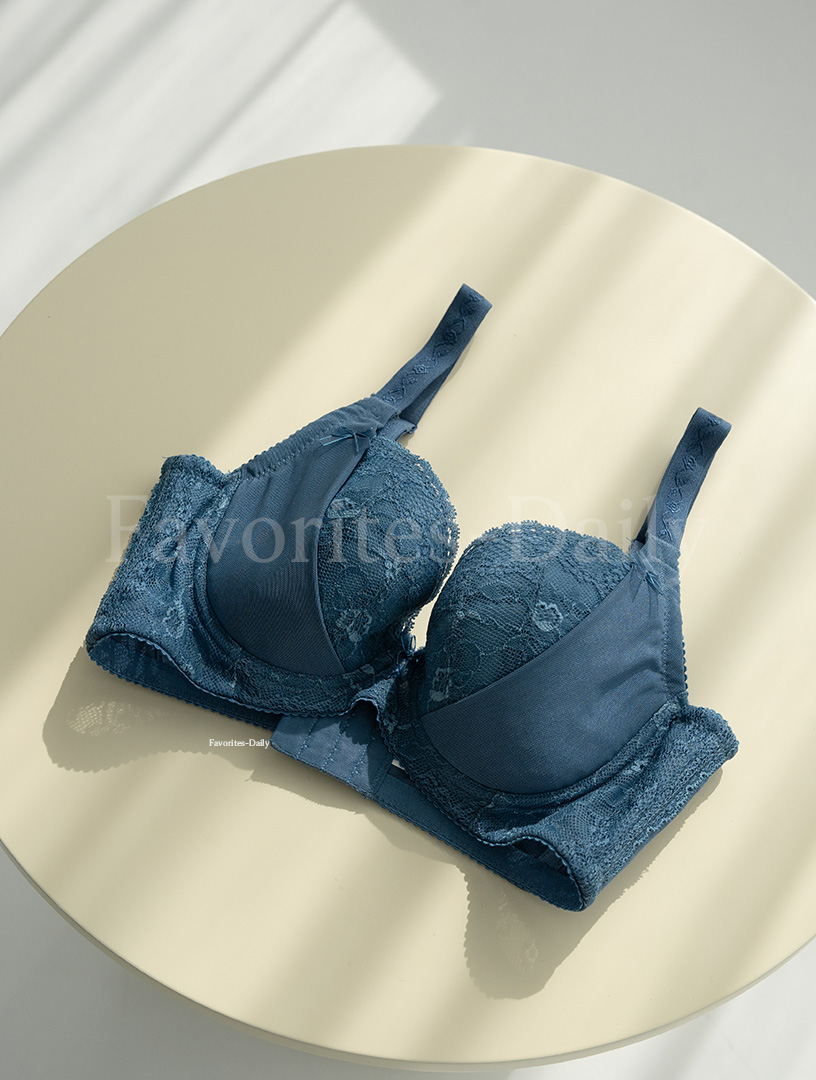 MIT維納斯之選(二代) 雙層加壓 提托大罩杯內衣 C-G罩杯（靛藍）