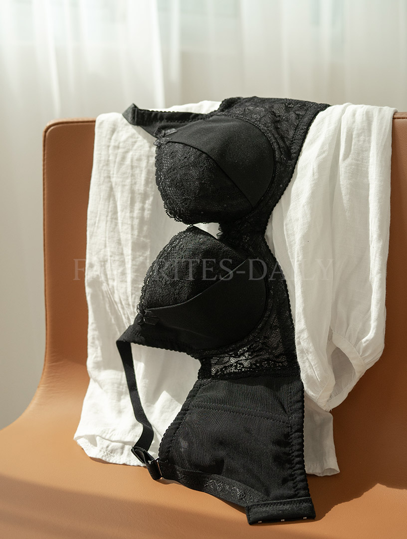 MIT維納斯之選 雙層加壓 提托大罩杯集中內衣 C-G罩杯(黑)