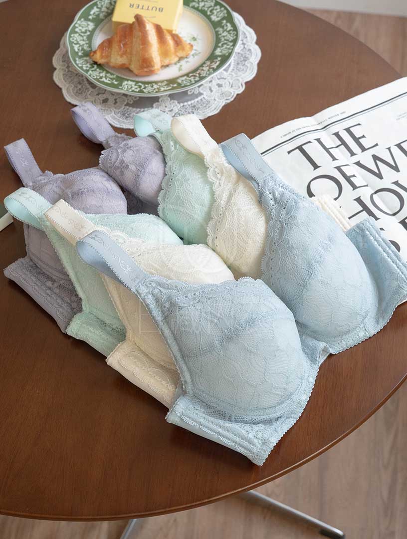 MIT 冷豔赫墨拉(二代) 舒適支撐 全罩式 軟鋼圈內衣 C-H (煙灰藍)