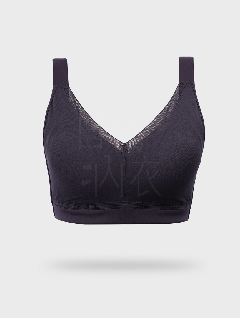 MIC 運動無痕 申美絲無鋼圈內衣M-EQ(淺棕)