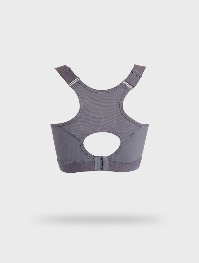 MIT 原野森林 挖背 防震 無鋼圈運動內衣(綠)