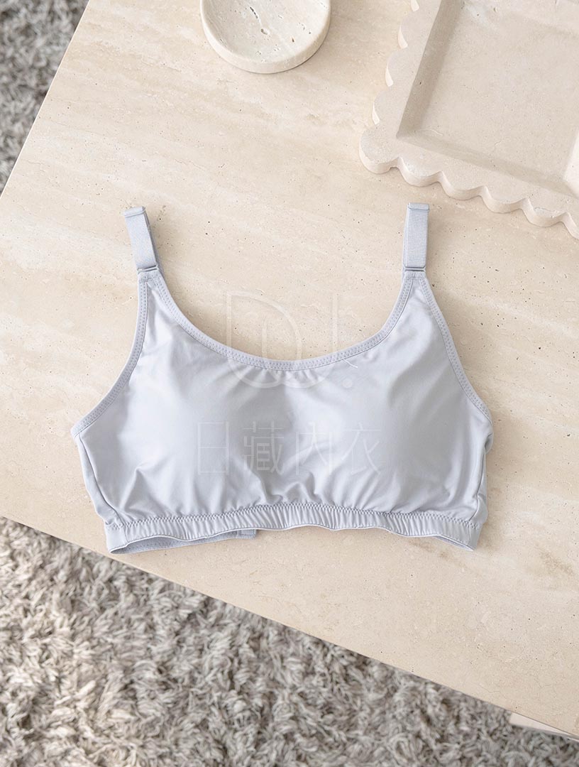 MIT 光影之間 石墨烯涼感無鋼圈內衣(黑)