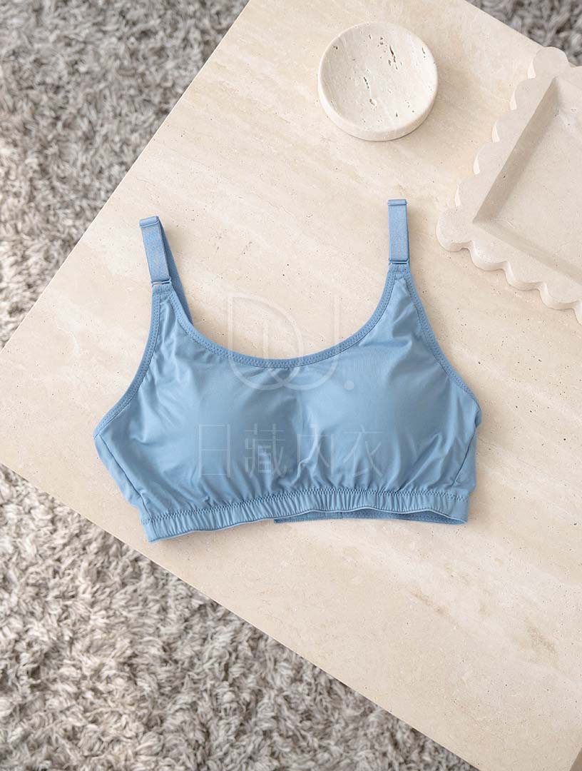 MIT 光影之間 石墨烯涼感無鋼圈內衣(黑)