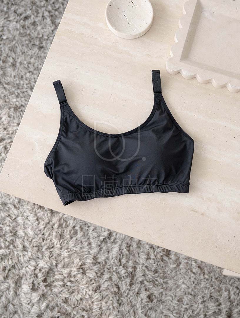 MIT 光影之間 石墨烯涼感無鋼圈內衣(黑)