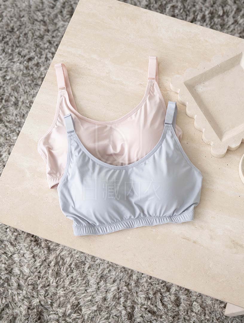 MIT 光影之間 石墨烯涼感無鋼圈內衣(黑)