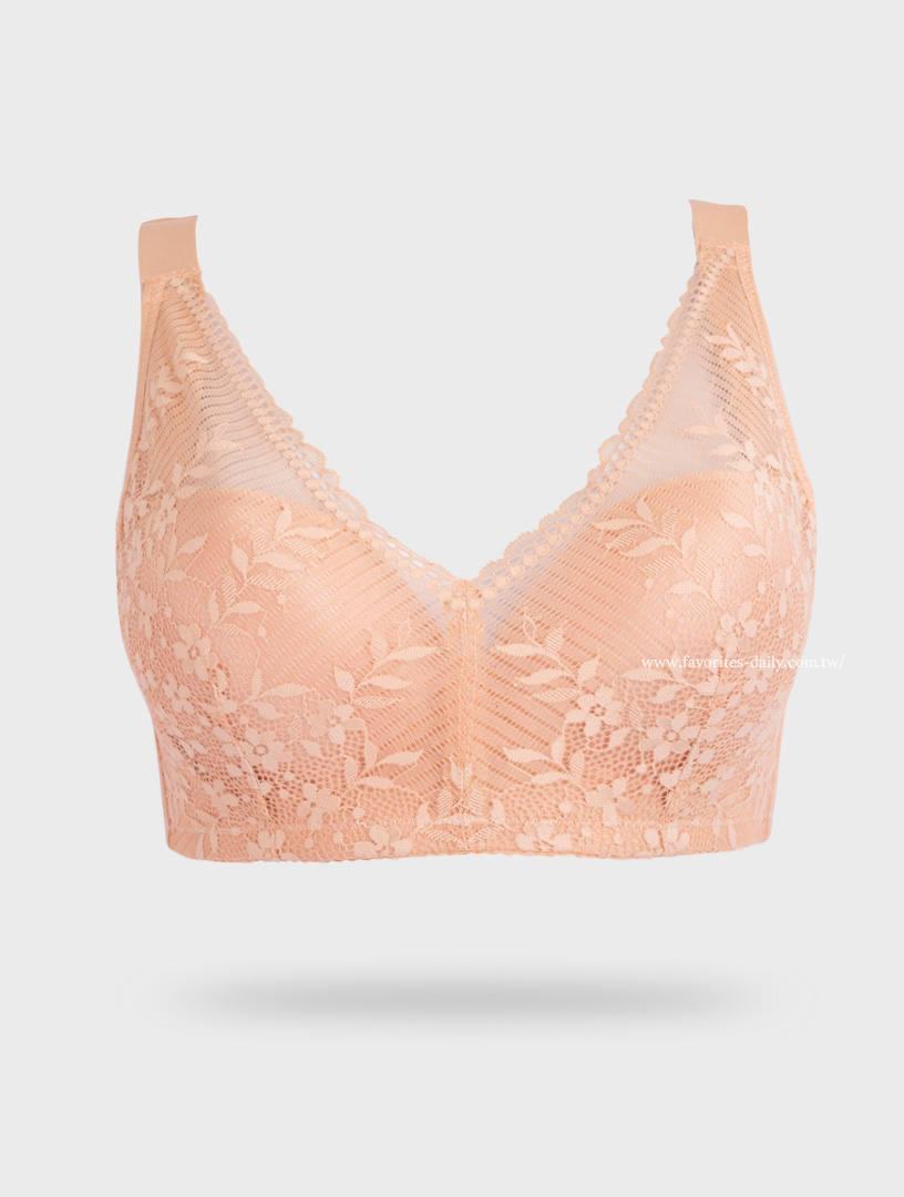 MIT 花舞秘境 膠原蛋白 無鋼圈機能內衣(膚)